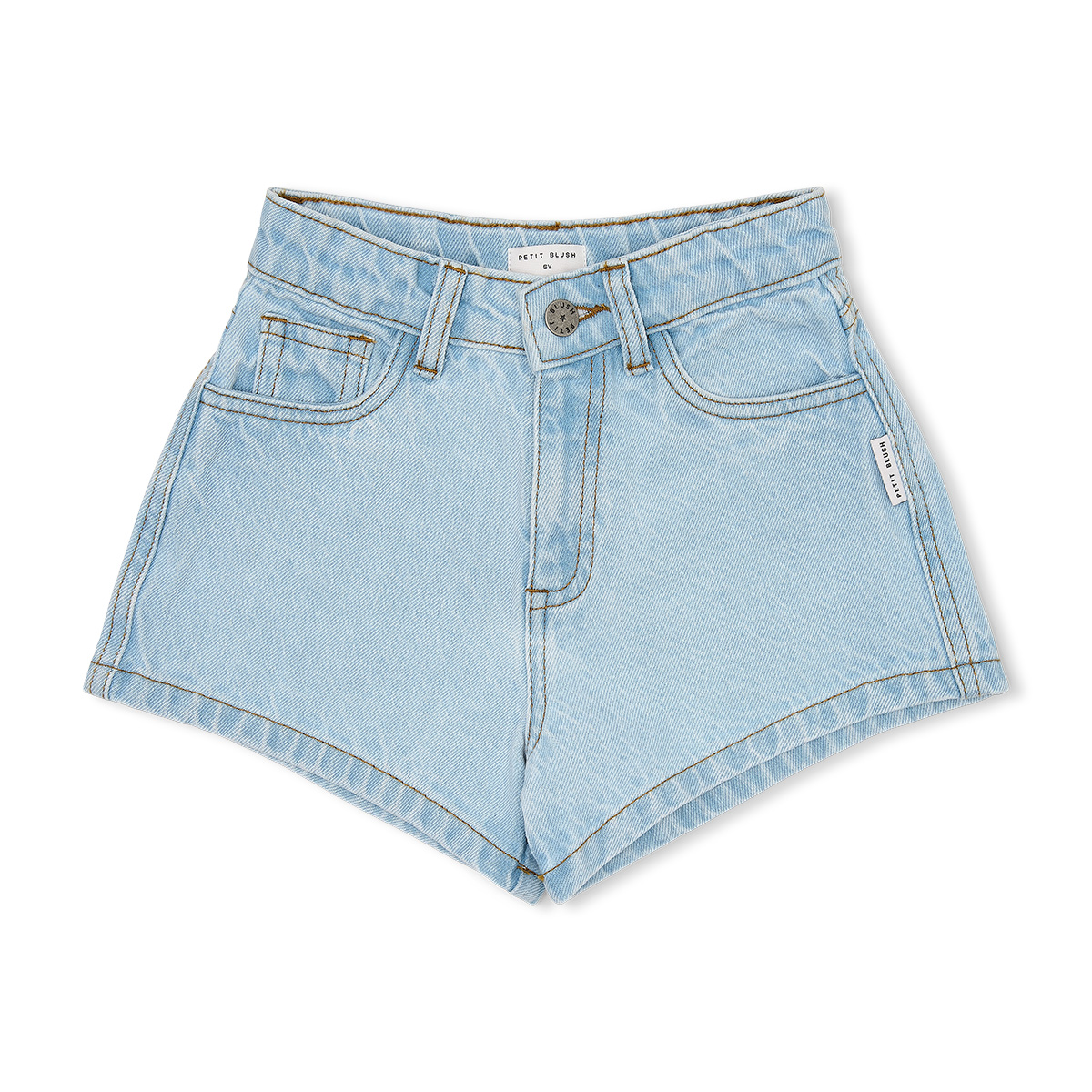 Petit Blush - Jeans short - Washed light blue - 1