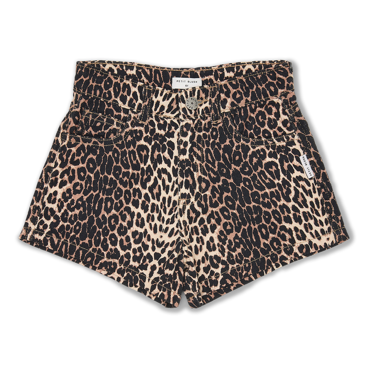 Petit Blush - Jeans short - Leopard aop - 1
