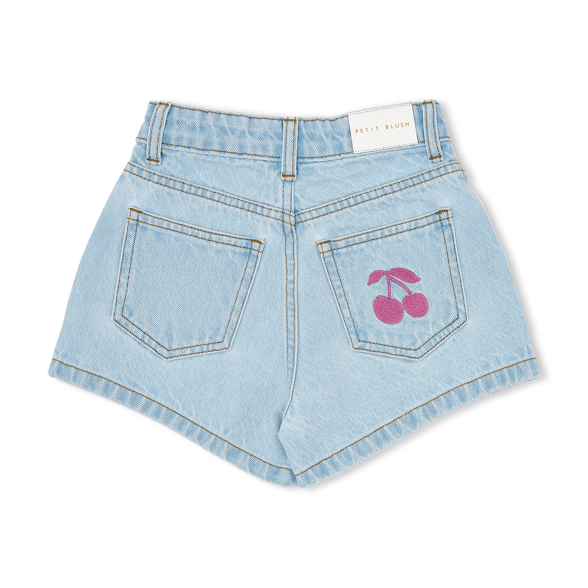 Petit Blush - Jeans short - Washed light blue - 2