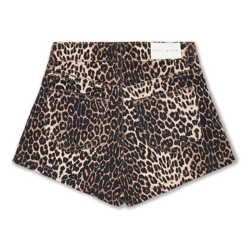Petit Blush - Jeans short - Leopard aop