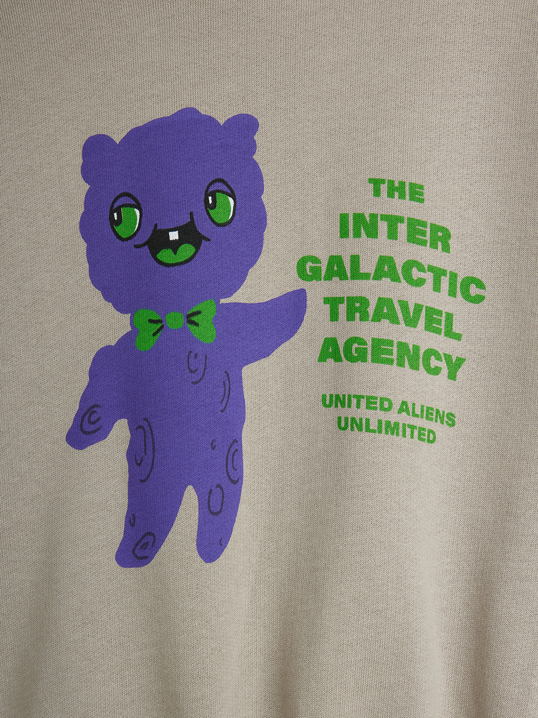 Mini Rodini - Alien travel sweatshirt - Grey - 2