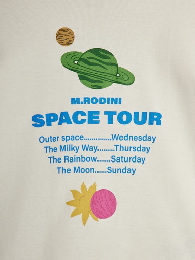 Mini Rodini - Space tour T-shirt - Off-white