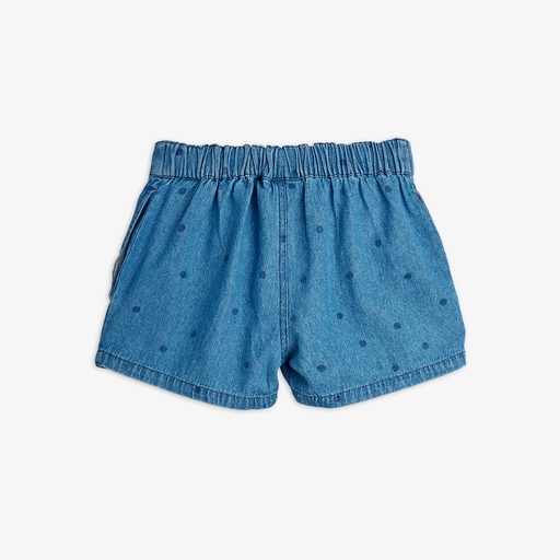 Mini Rodini -Denim dots shorts - Blue