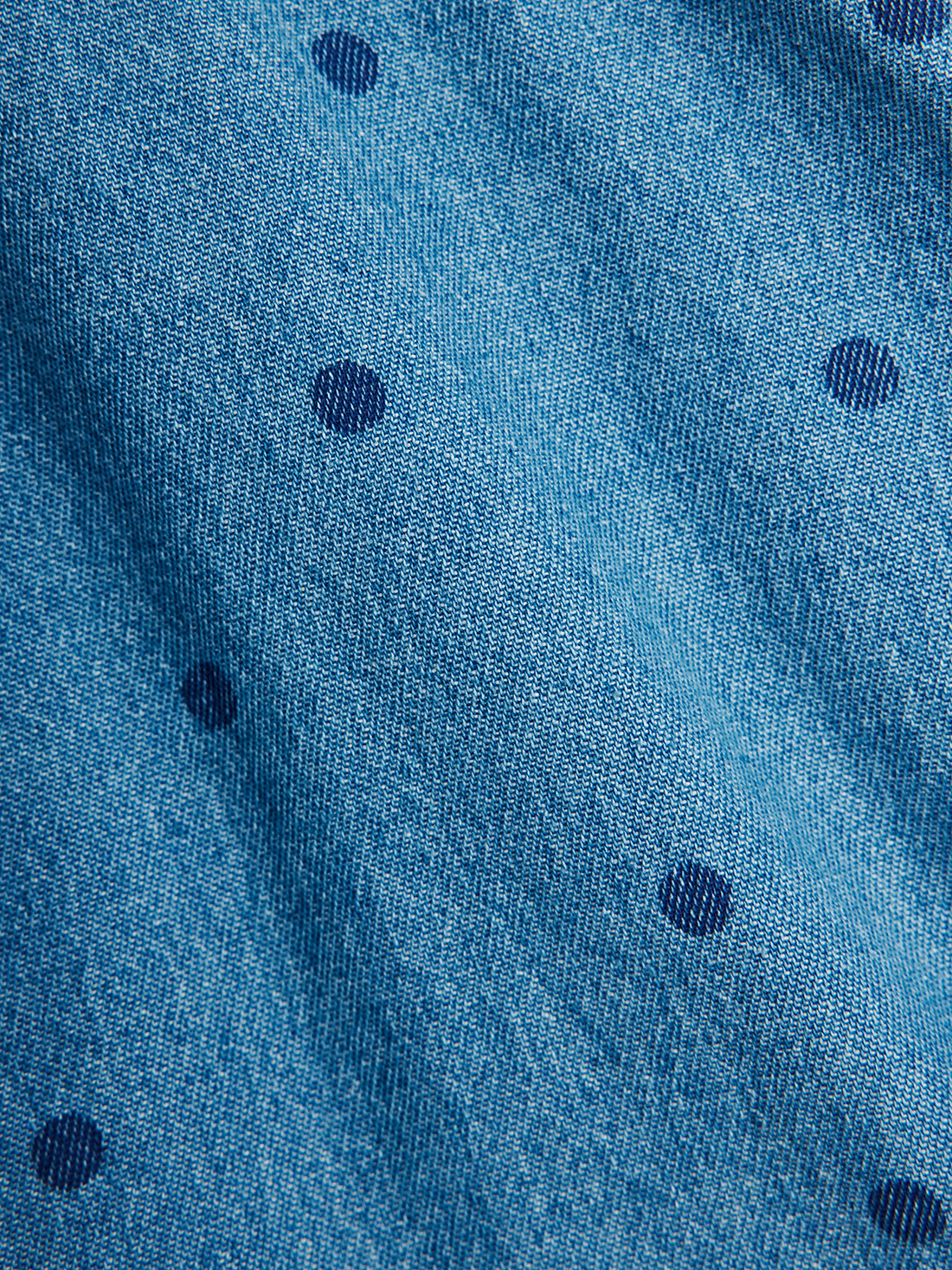 Mini Rodini -Denim dots shorts - Blue - 2