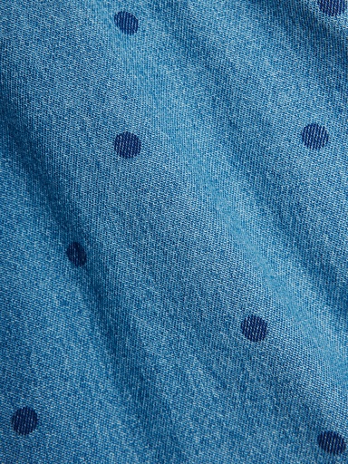 Mini Rodini -Denim dots shorts - Blue