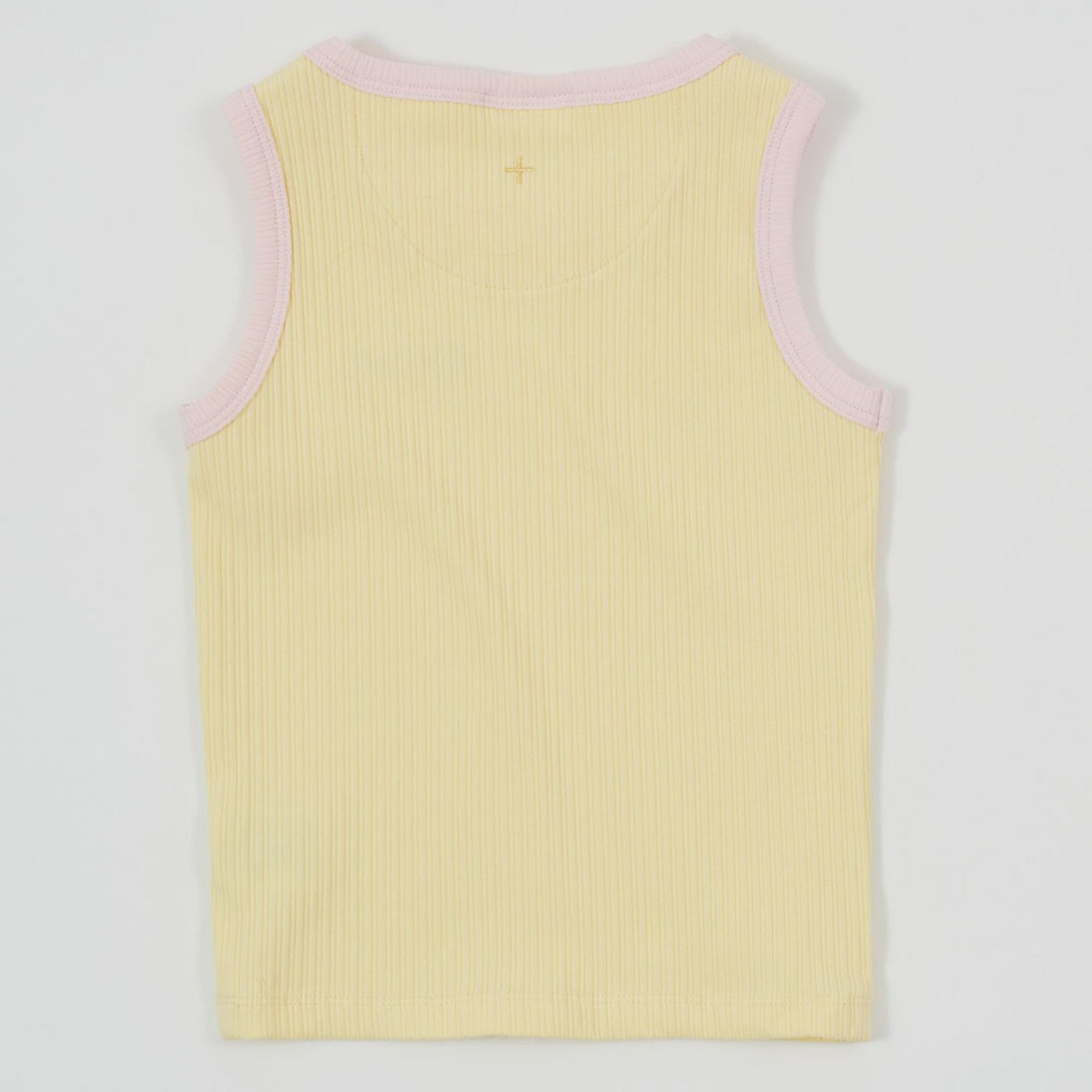 Goldie and Ace - Embroidered colour pop rib singlet - 2