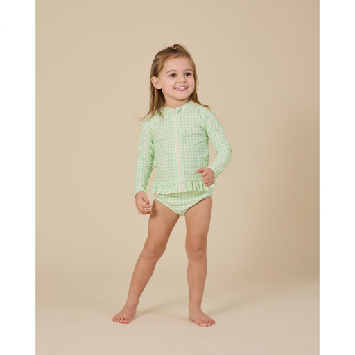 Goldie and Ace - Gingham daisy bikini bottom