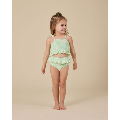 Goldie and Ace - Gingham daisy bikini bottom