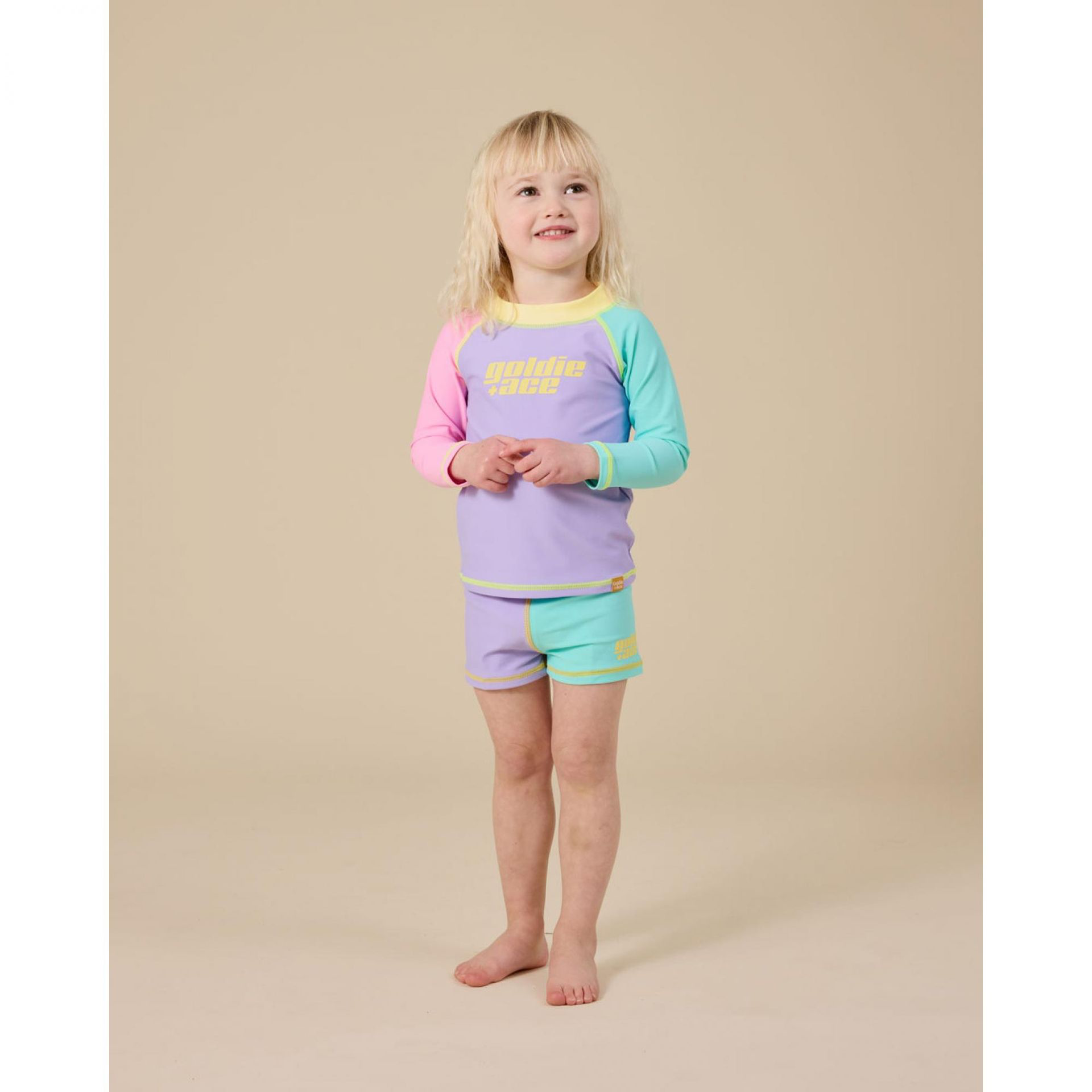 Goldie and Ace - Pastel beach rashguard - 2