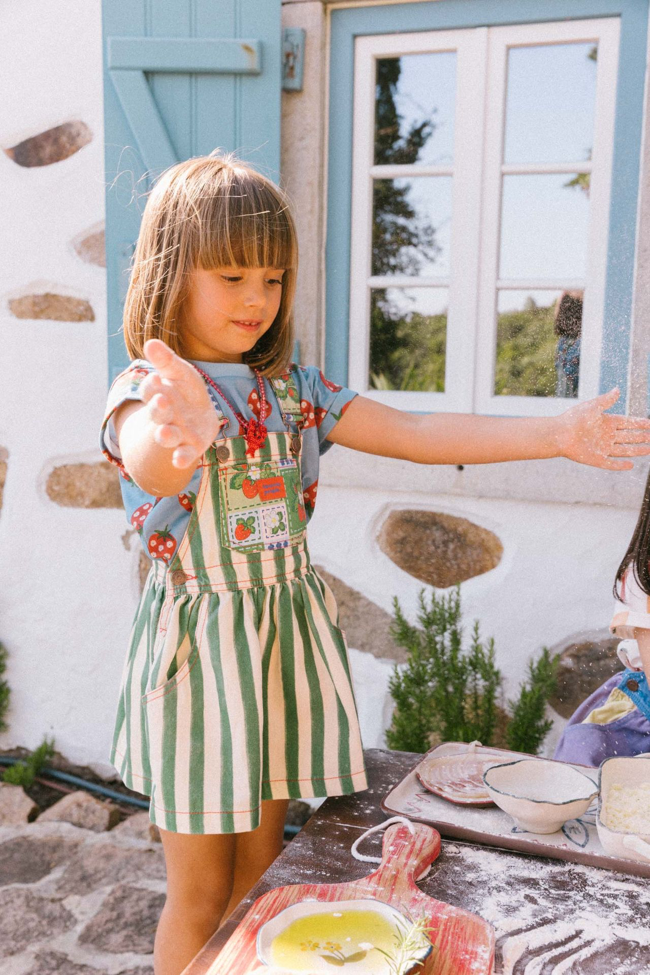 Favorite People - Fragola Skirt Overalls - 2