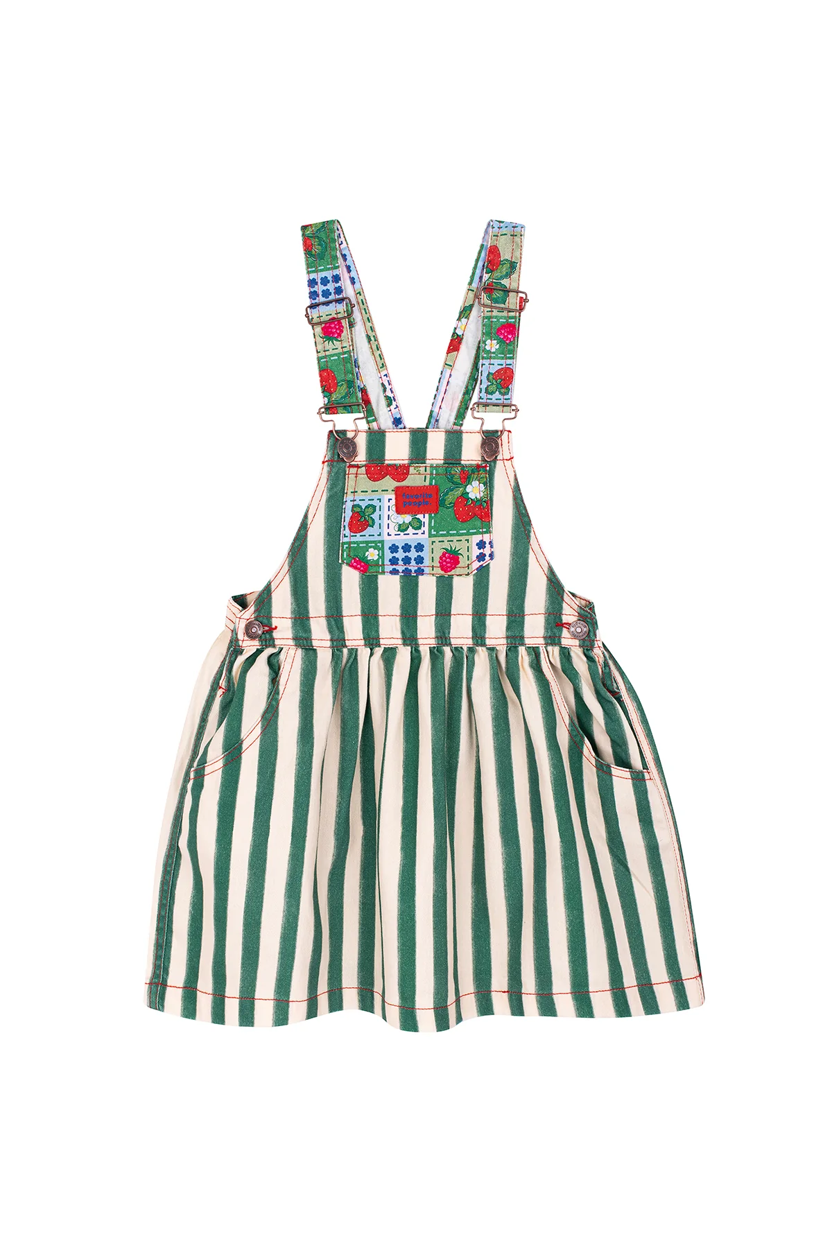 Favorite People - Fragola Skirt Overalls - 3
