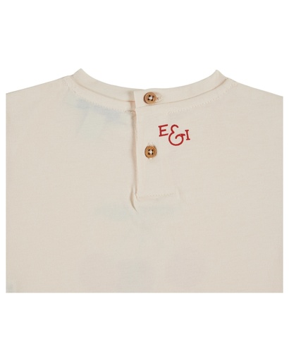 Emile & Ida - Tee shirt imprime place fruit - Creme (ad015)
