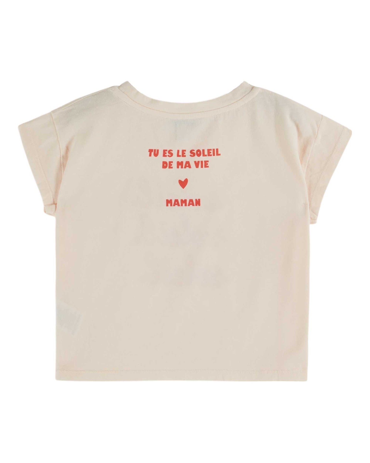 Emile & Ida - Tee shirt fete des meres - Creme (ad120) - 2