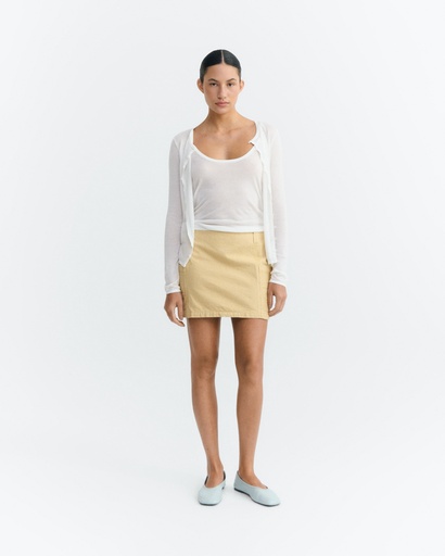 Thinking Mu - Nogal stripes mina skirt