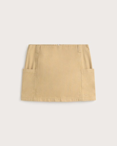 Thinking Mu - Nogal stripes mina skirt