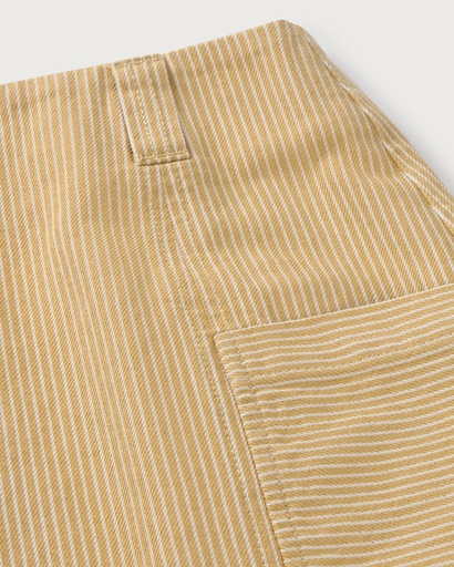 Thinking Mu - Nogal stripes mina skirt