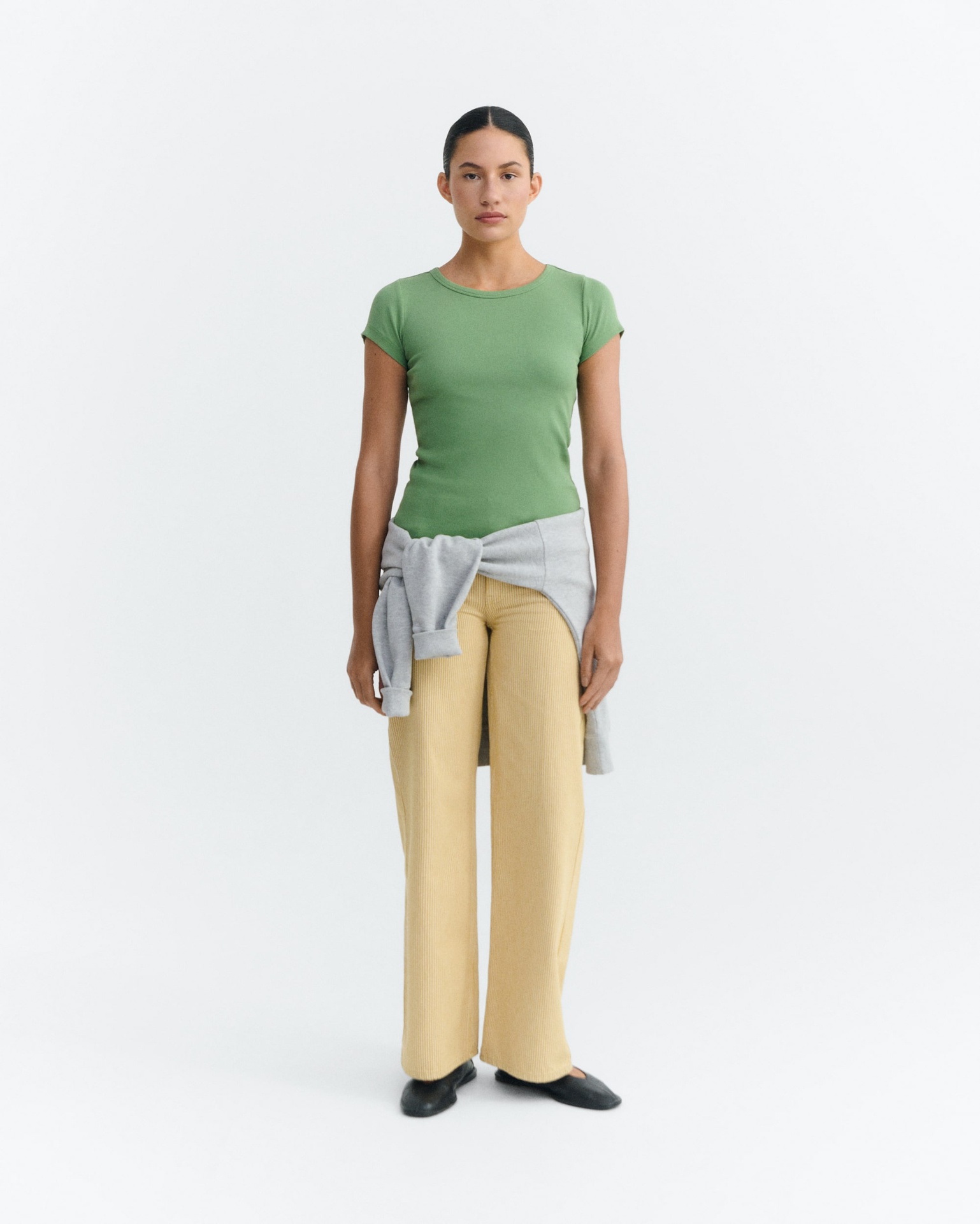 Thinking Mu - Nogal stripes kettan pants - 1