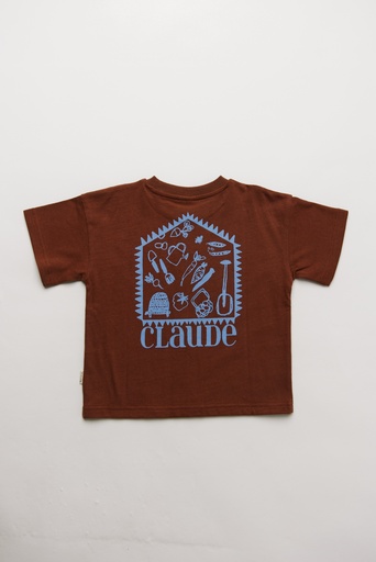 Claude & Co - Lenni mocha shed tee