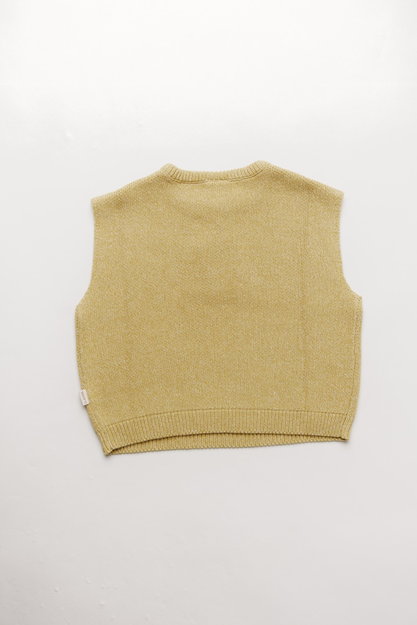 Claude & Co - Noa mustard knit vest - 2