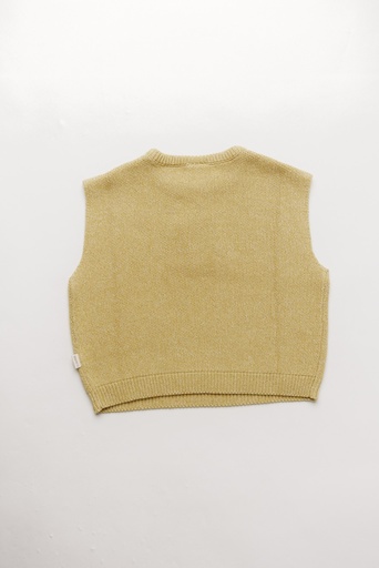 Claude & Co - Noa mustard knit vest