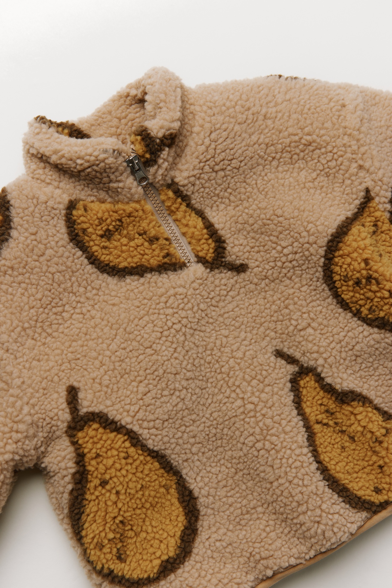 Claude & Co - Drew almond pear borg jacket - 1