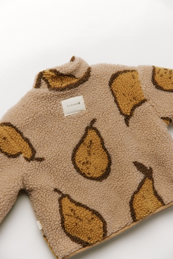 Claude & Co - Drew almond pear borg jacket