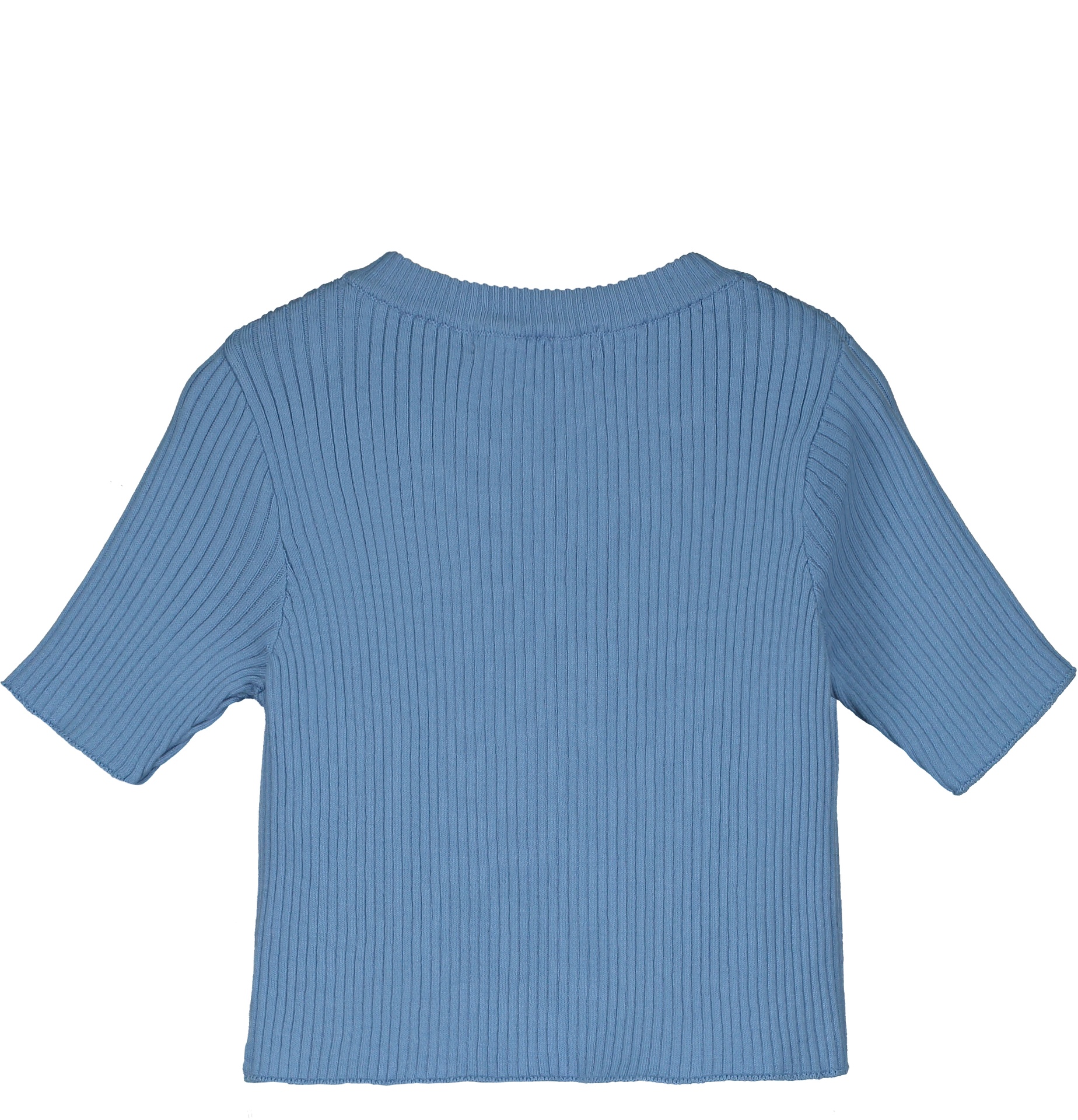 Tangerine - Knitted crew neck top - Baby blue - 2