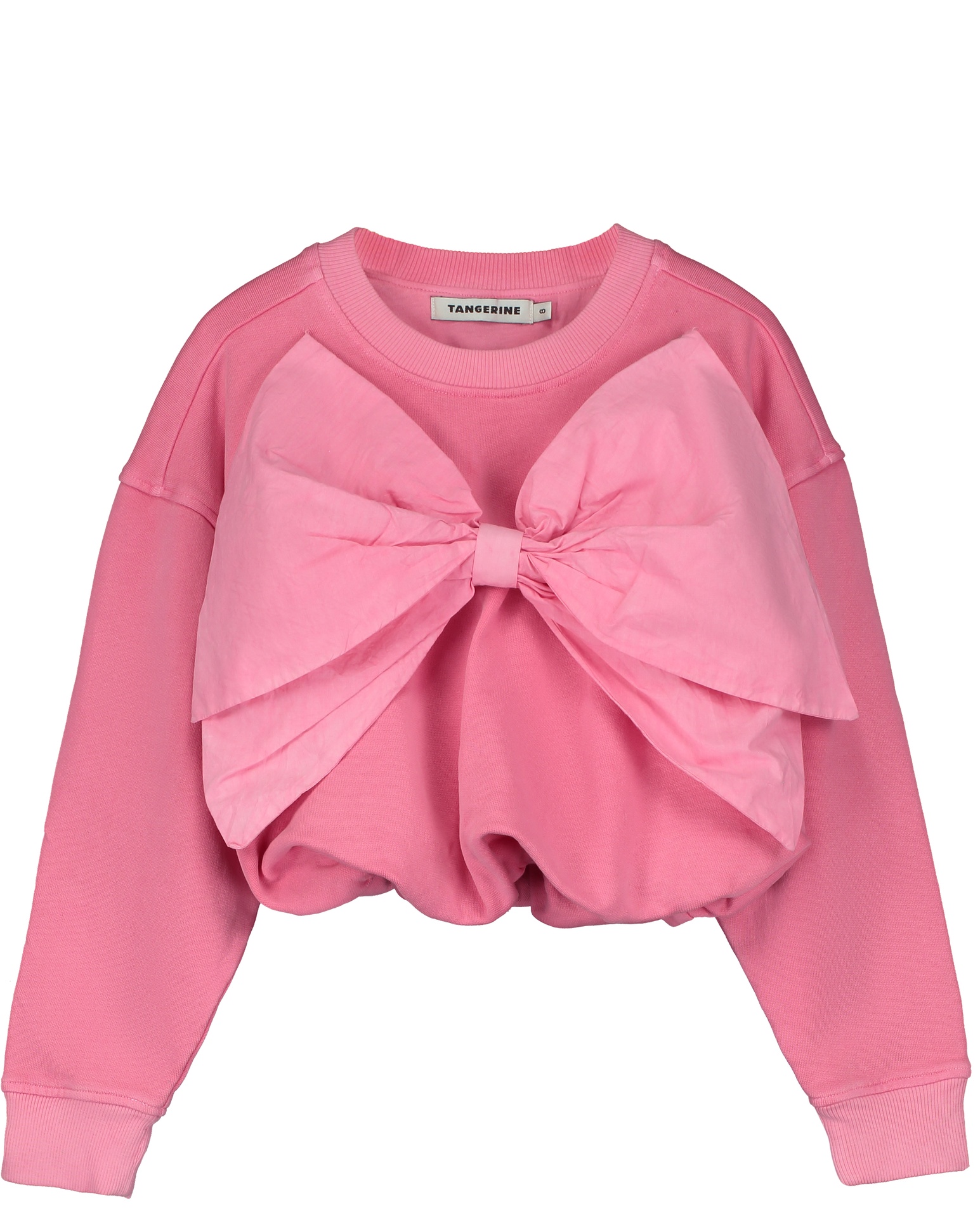Tangerine - Bow crew neck sweater - Rose - 1