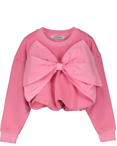 Tangerine - Bow crew neck sweater - Rose