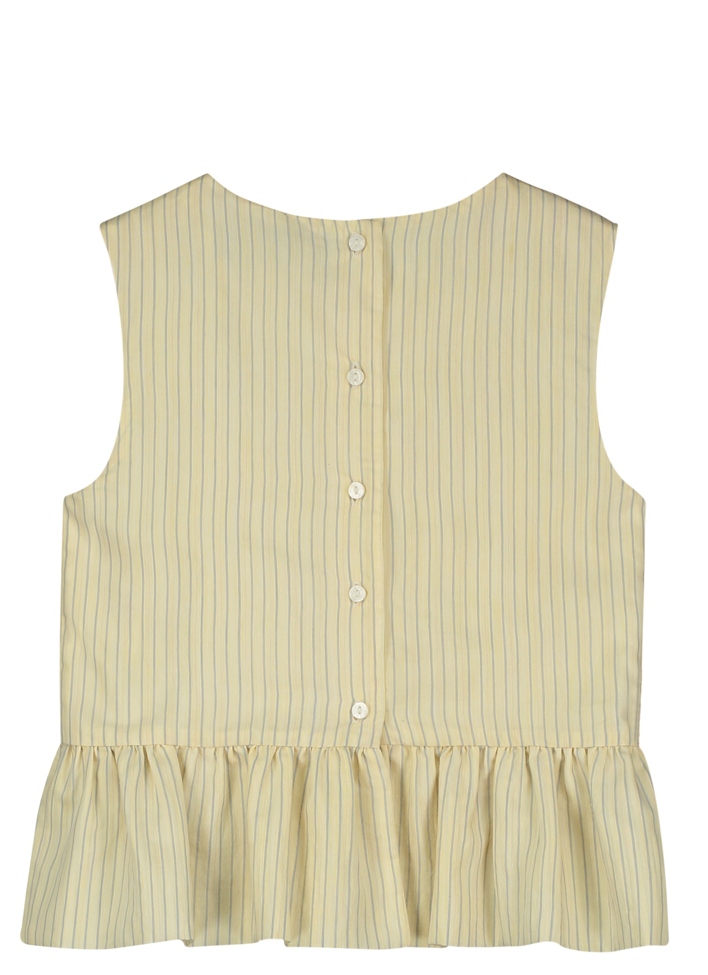 Tangerine - Striped peplum blouse - Happy hopes / cumulus cloud - 2