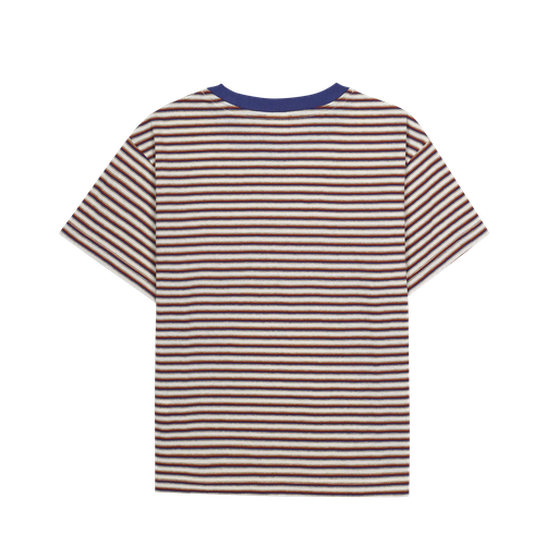 Jelly Mallow - Heartchain stripe T-shirt