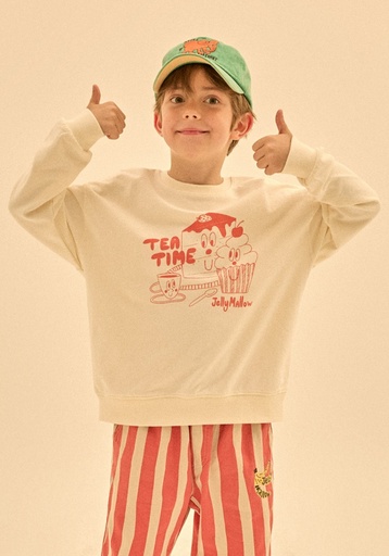 Jelly Mallow - Tea time sweatshirt - Ivory