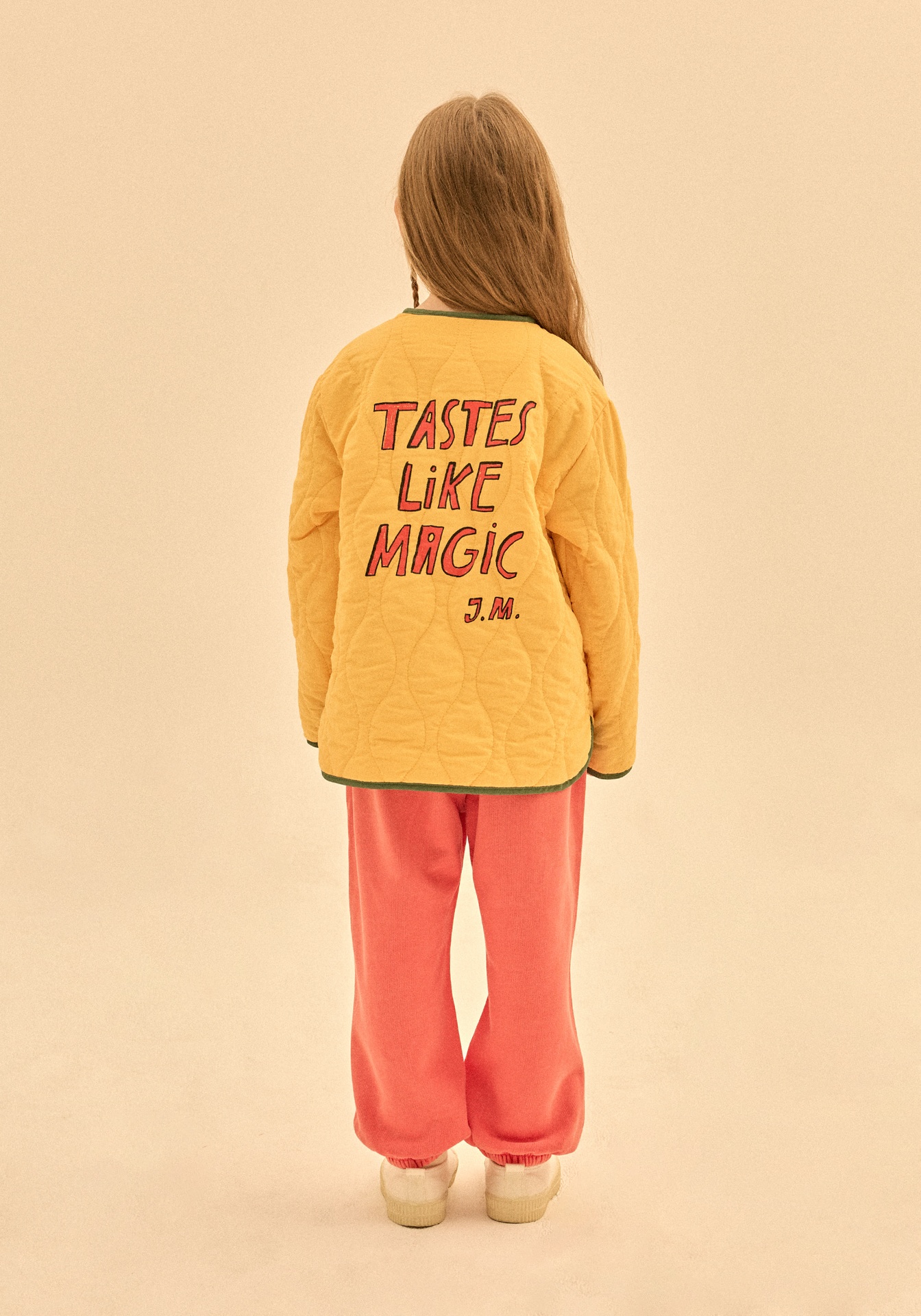 Jelly Mallow - Fox quilted jacket - Yellow - 1