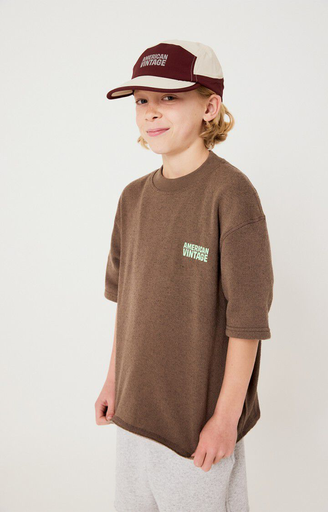 American Vintage - Evona sweater KM (bruin)
