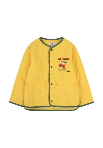 Jelly Mallow - Fox quilted jacket - Yellow