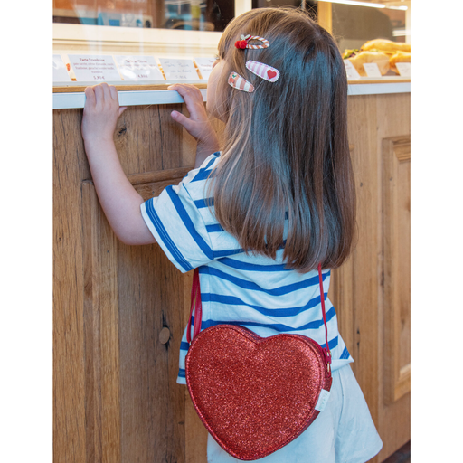 Rockahula - Love Heart glitter tas ❤️
