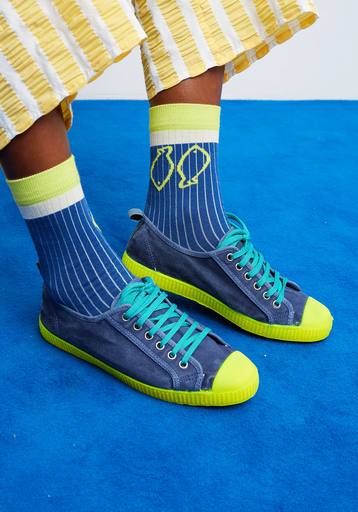 Dr Bloom - Blue Fish Socks 🐟💙
