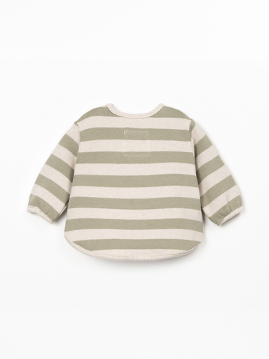 Play Up – Khaki Stripe Baby Sweater