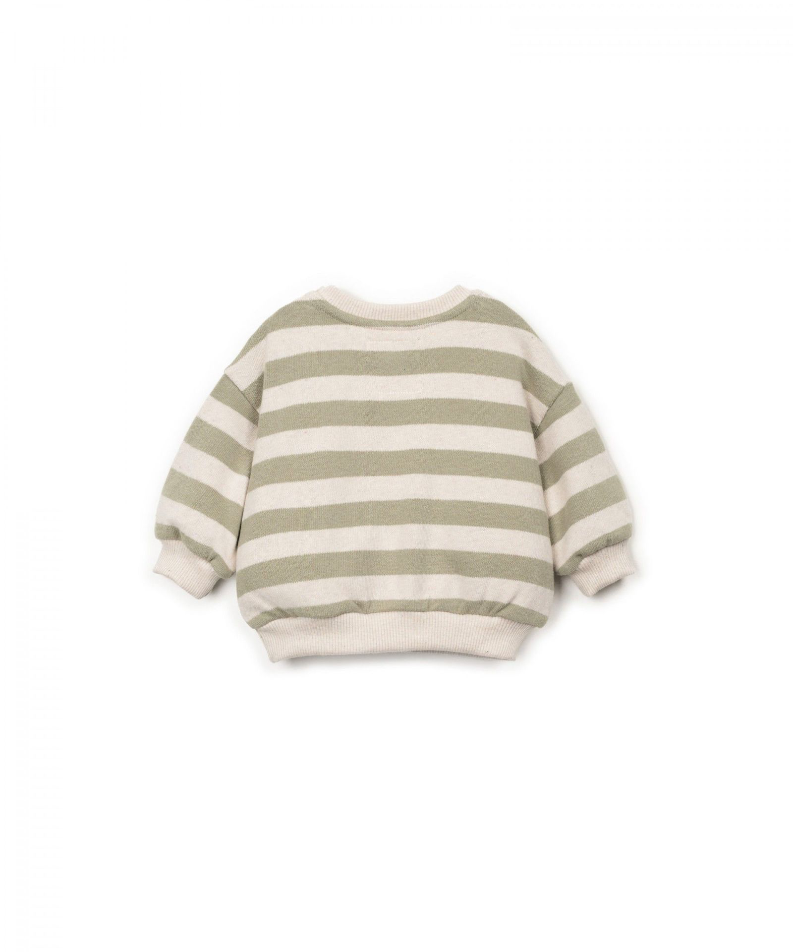 Play Up – Stripe Baby Sweater 🤍🌿 - 1