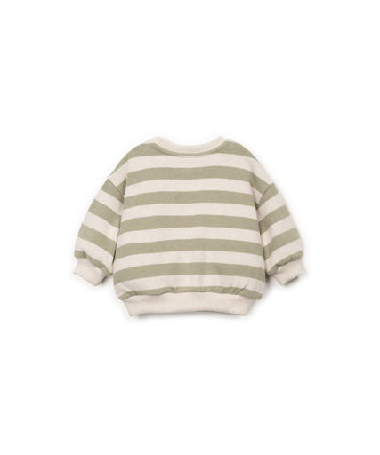 Play Up – Stripe Baby Sweater 🤍🌿