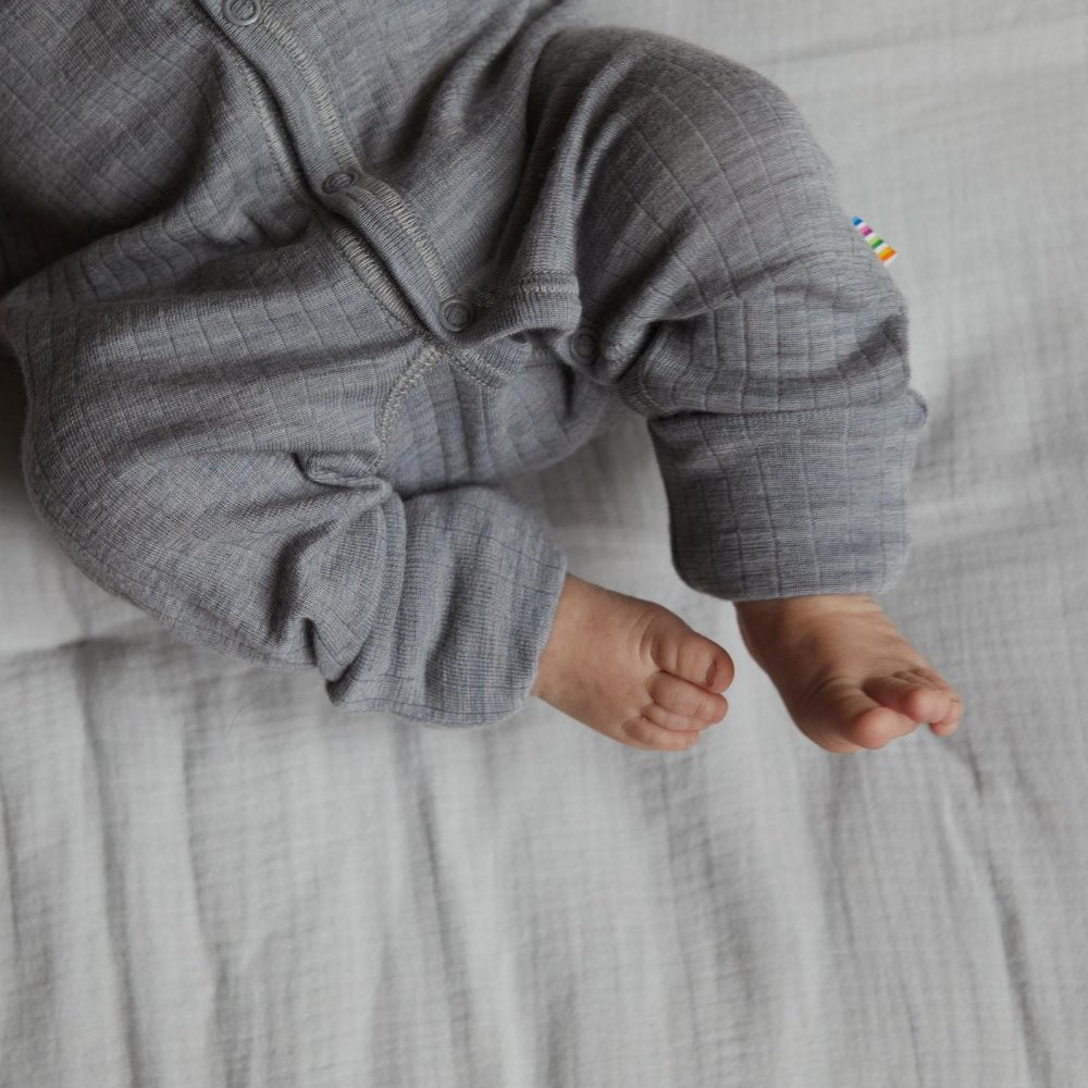 Joha - Nightsuit 2in1 foot - Sesame melange - 2