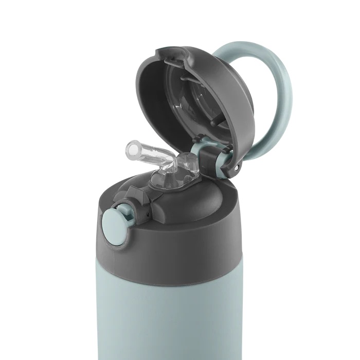 AYA & IDA - Kids Straw Bottle - Mint Green - 350ml - 2