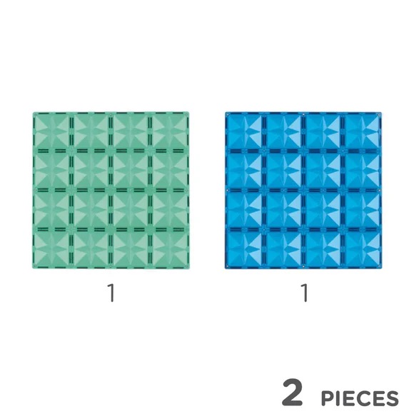 Cleverclixx - Big plates - Blue & green  - 1