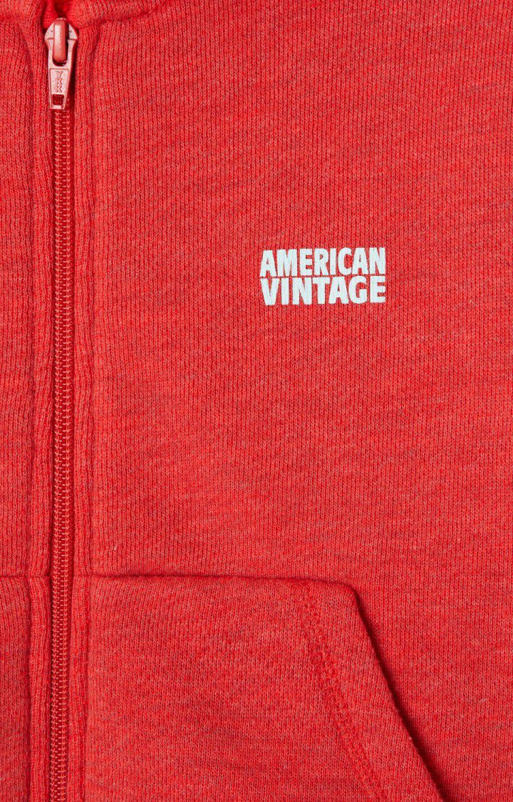 American Vintage - Doven sweater met kap - Chili pepper - 1