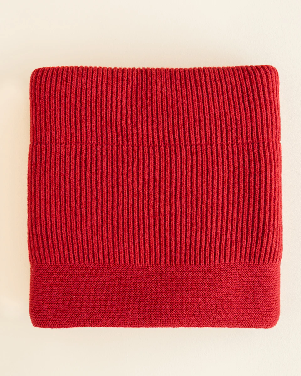 Hvid - Blanket Gaston (Apple Red) - 2