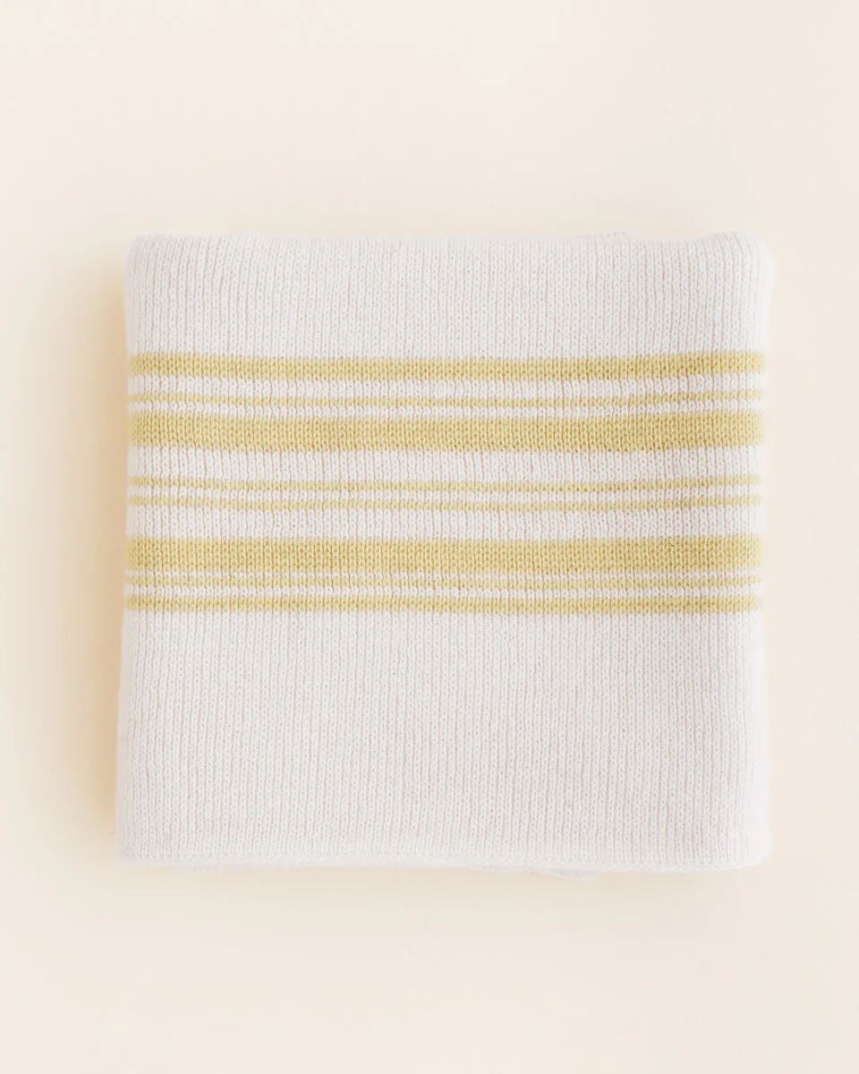 Hvid - Blanket Gilbert (Light yellow) - 1