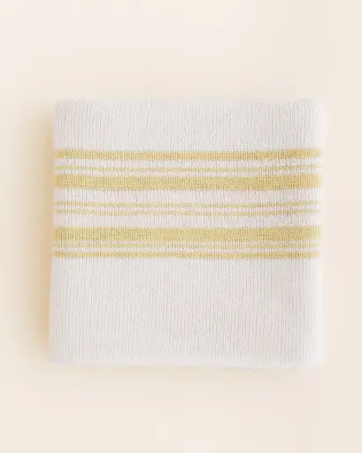 Hvid - Blanket Gilbert (Light yellow)
