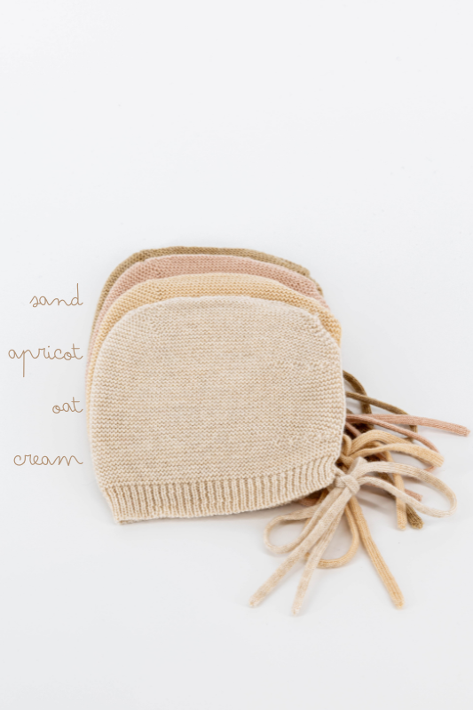 Hvid bonnet Newborn - 1