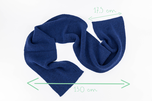 Hvid scarf Gustave