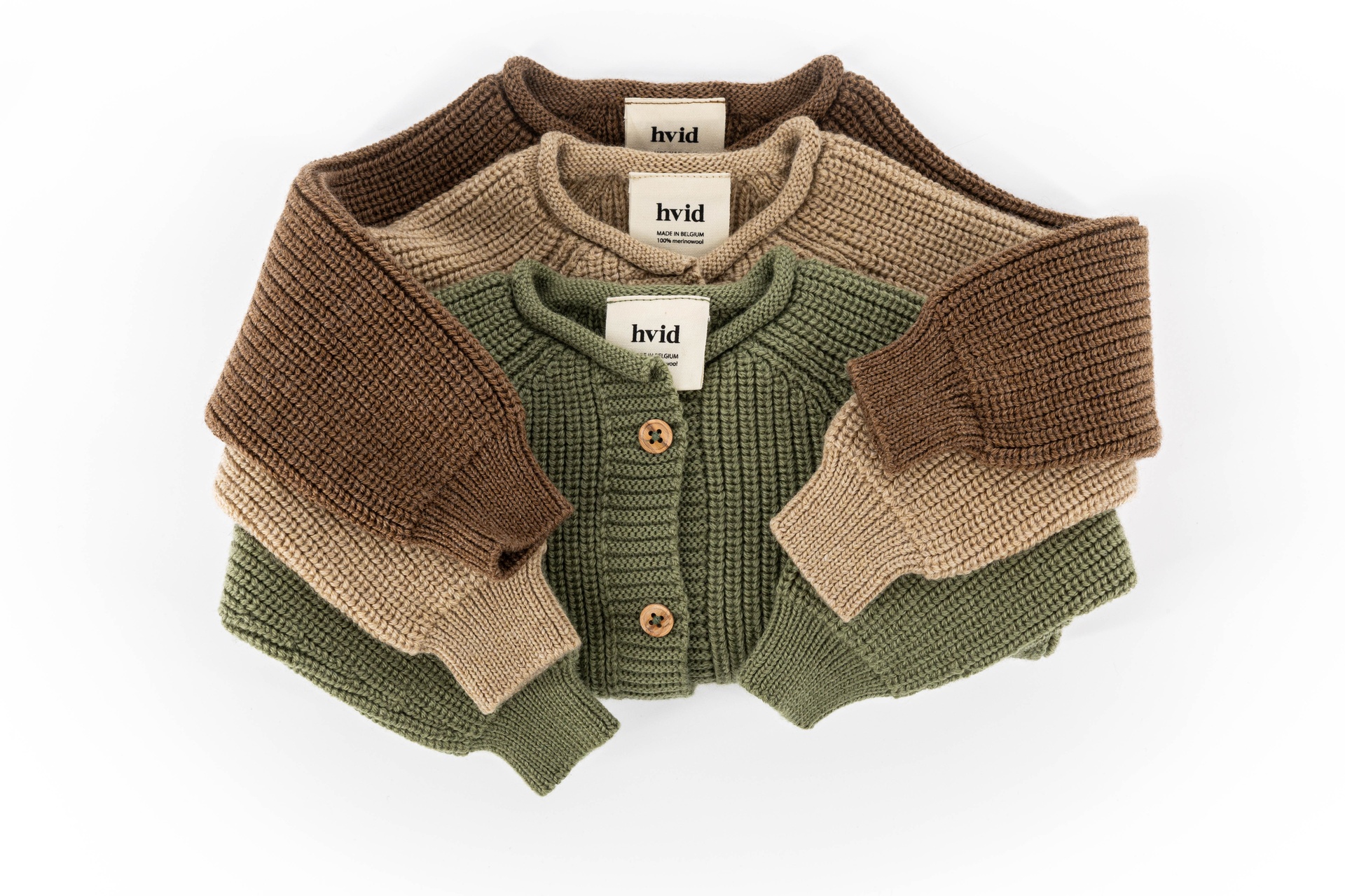 Hvid cardigan Inga - 1